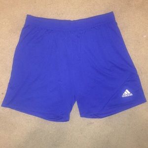Adidas Climalite soccer shorts XL Blue